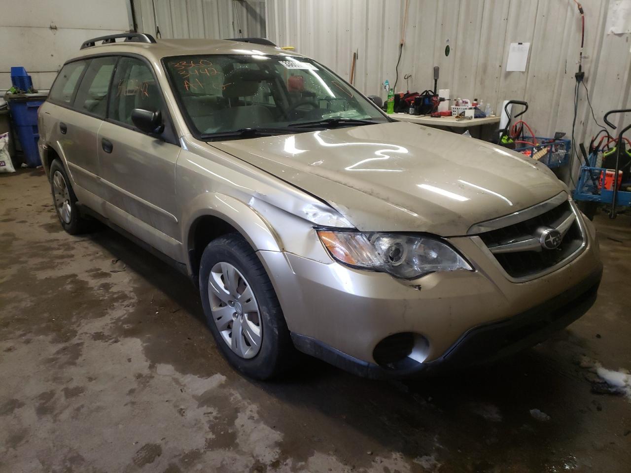 SUBARU OUTBACK 2008 with VIN 4S4BP60C987312155 - Photo from auction