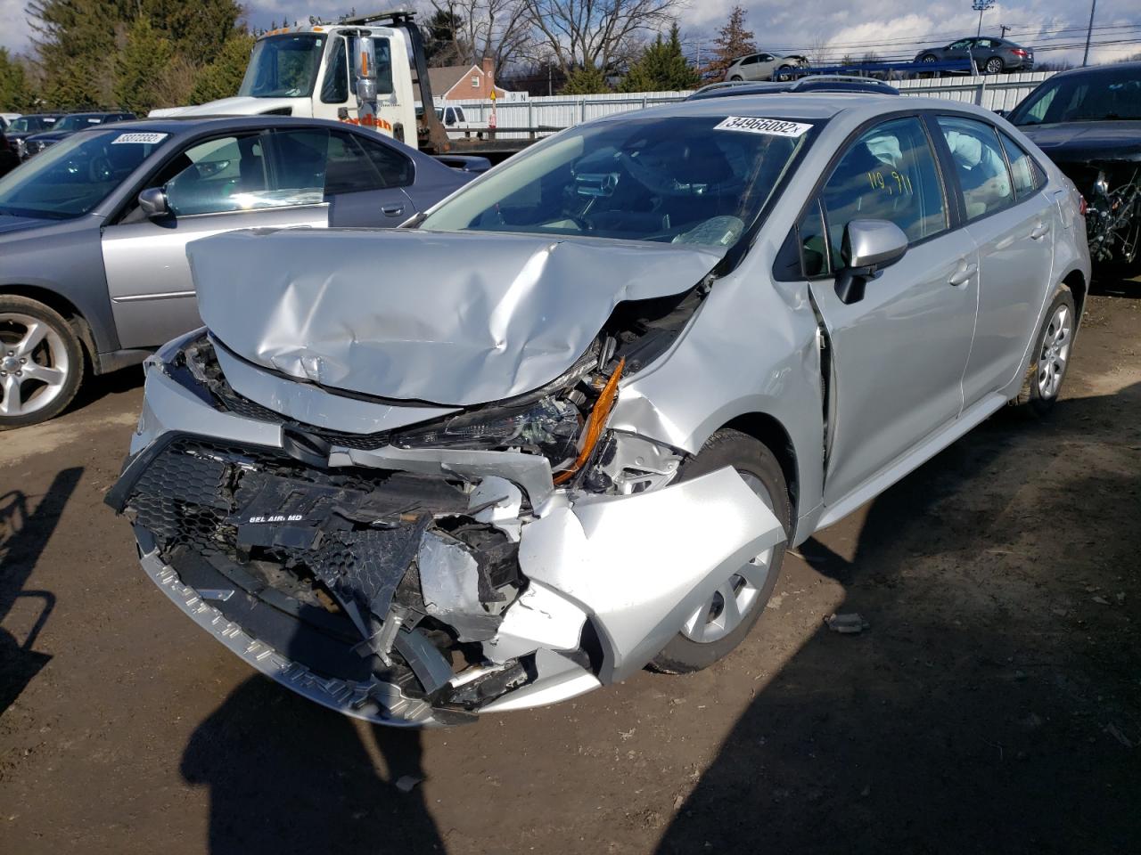 Photo 2 from auction – 2020 TOYOTA COROLLA LE with VIN 5YFEPRAE2LP077883