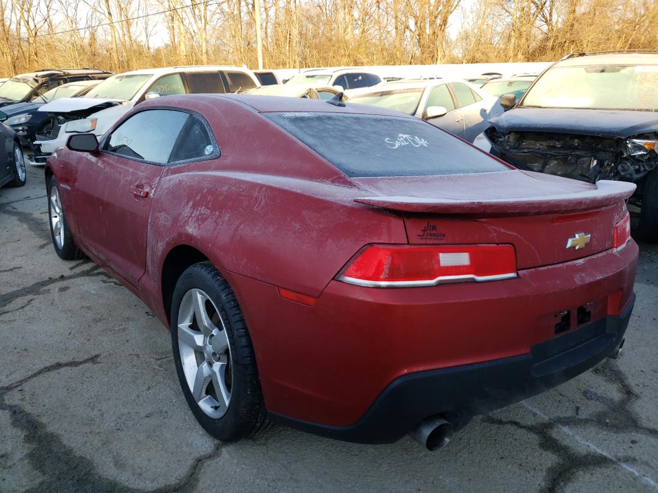 Photo 3 from auction – 2015 CHEVROLET CAMARO LT with VIN 2G1FD1E36F9307638