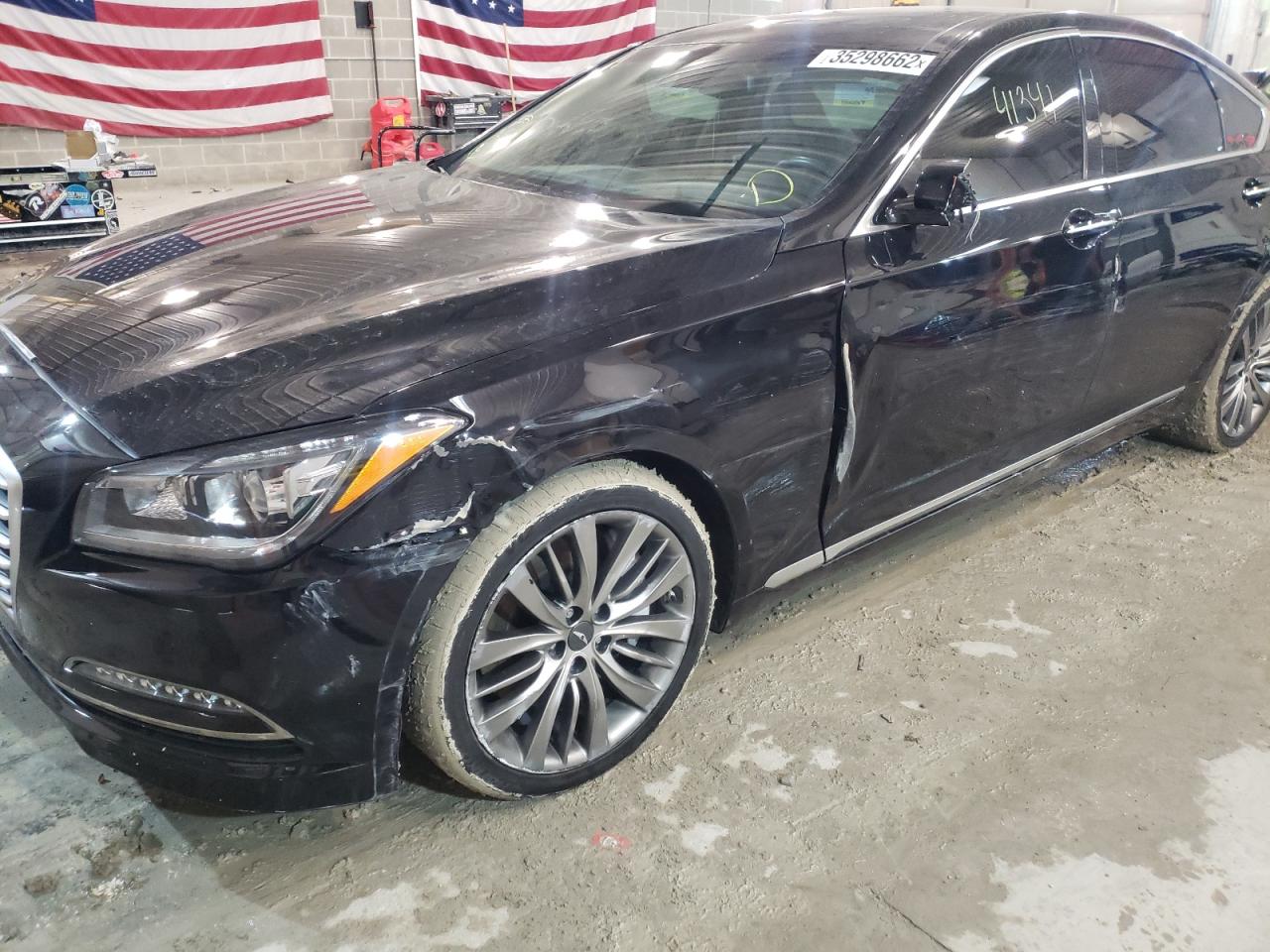 Photo 9 from auction – 2017 GENESIS G80 ULTIMA with VIN KMHGN4JF6HU180854