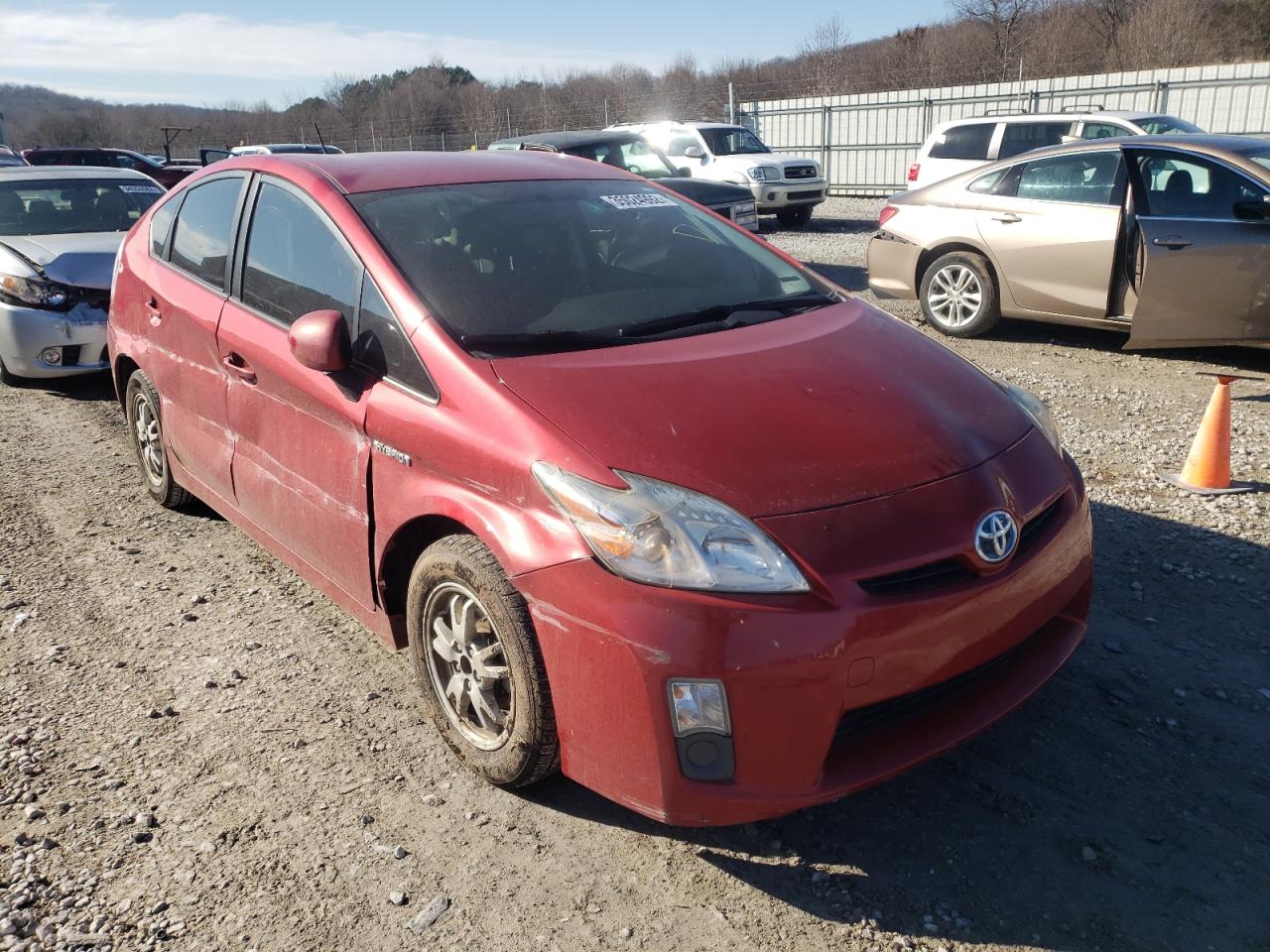 TOYOTA PRIUS 2011 with VIN JTDKN3DUXB0304352 - Photo from auction