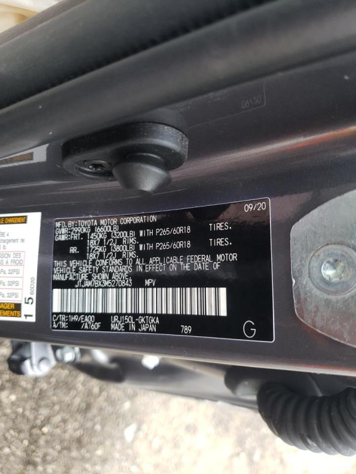Photo 10 from auction – 2021 LEXUS GX 460 PRE with VIN JTJAM7BX3M5270843