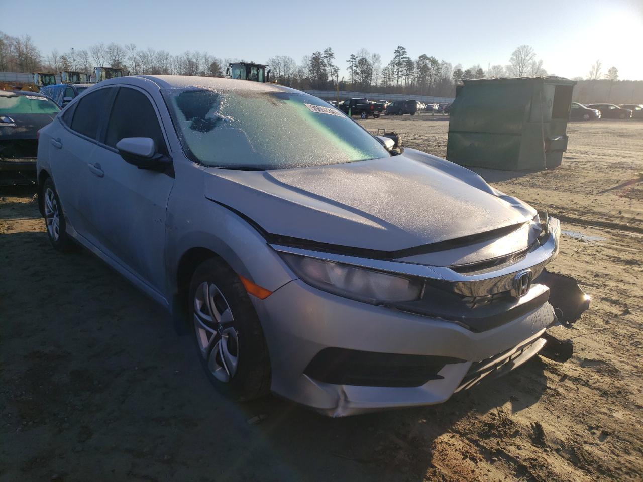 HONDA CIVIC LX 2018 with VIN 19XFC2F55JE008684 - Photo from auction