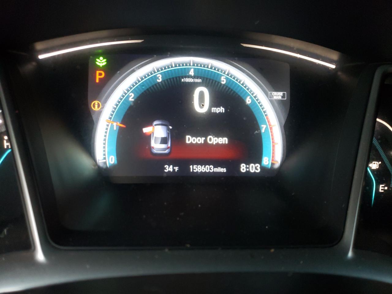 Photo 8 from auction – 2016 HONDA CIVIC EX with VIN 19XFC2F73GE080168