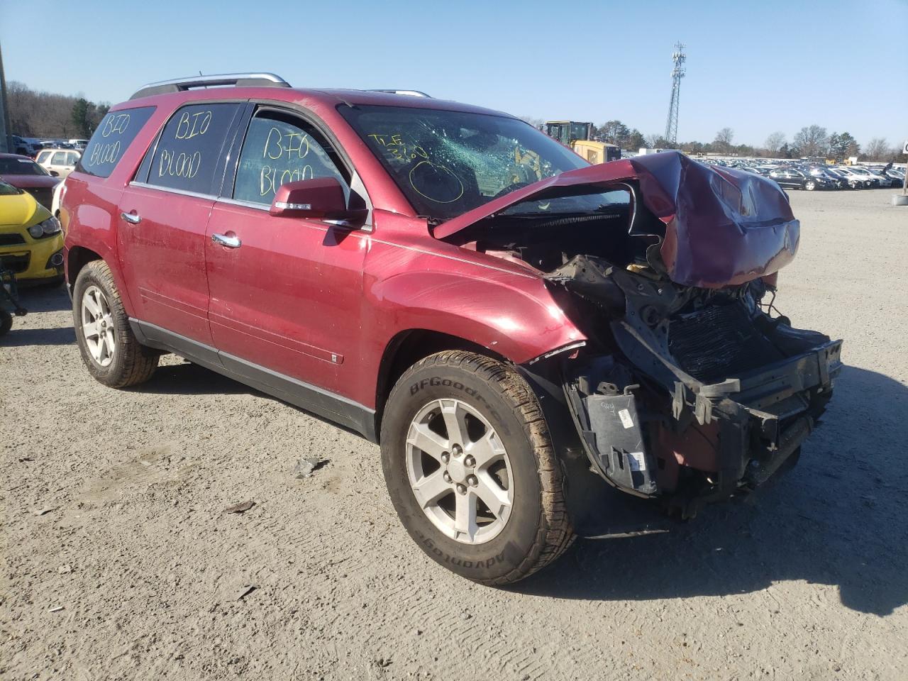 SATURN OUTLOOK XR 2008 with VIN 5GZEV23778J168041 - Photo from auction