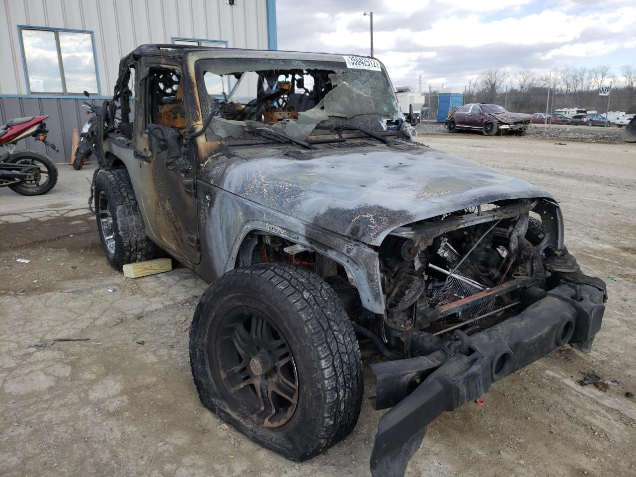 JEEP WRANGLER S 2011 with VIN 1J4AA2D13BL508684 - Photo from auction
