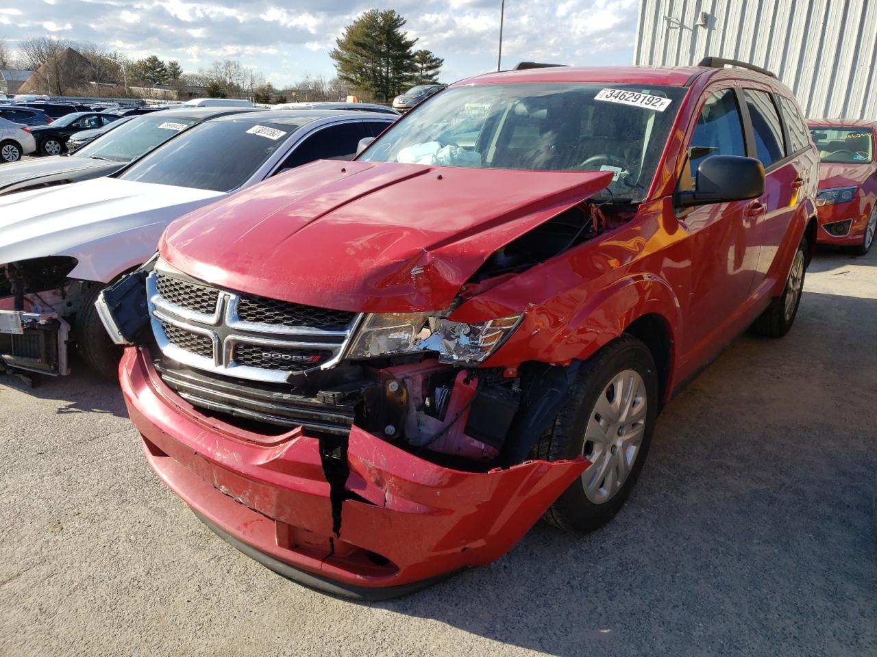صورة رقم 9 من المزاد - 2018 DODGE JOURNEY SE مع VIN 3C4PDCAB8JT348010