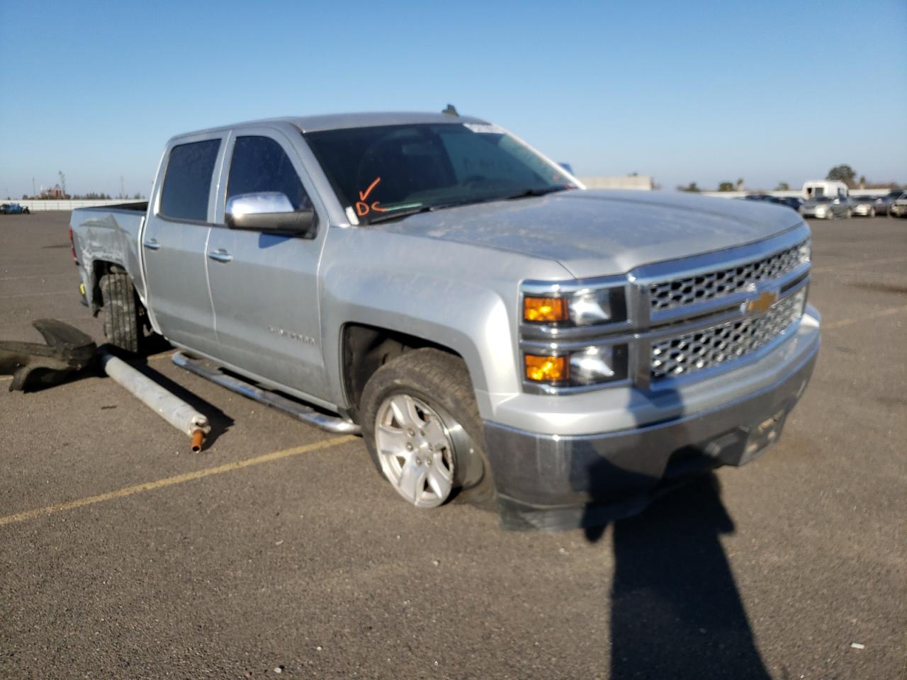 CHEVROLET SILVERADO 2014 with VIN 3GCPCREH8EG437109 - Photo from auction