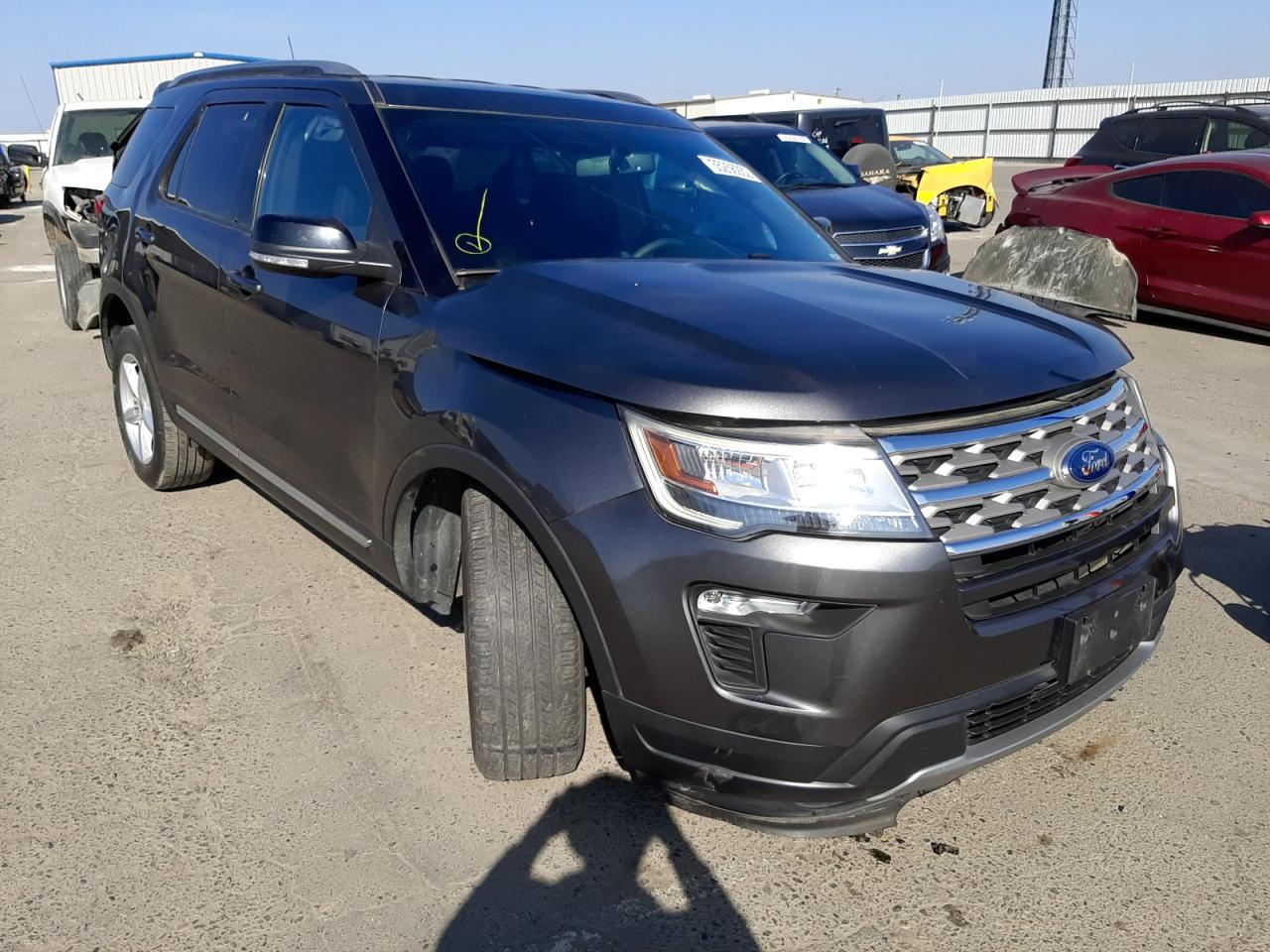 FORD EXPLORER X 2018 with VIN 1FM5K7DH8JGB44859 - Photo from auction