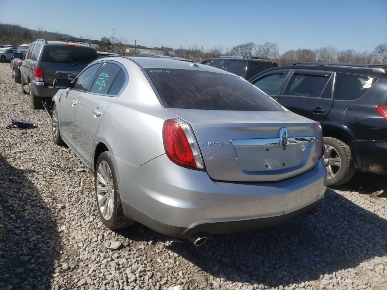 Photo 3 from auction – 2012 LINCOLN MKS with VIN 1LNHL9DR7CG805380