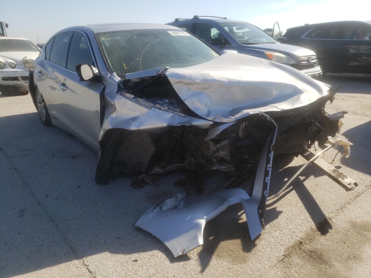 Photo 1 from auction – 2014 INFINITI Q50 BASE with VIN JN1BV7AP1EM675597