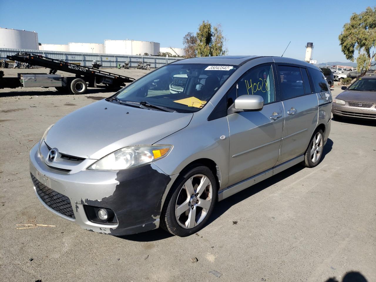 Photo 2 from auction – 2007 MAZDA 5 with VIN JM1CR29L070151457