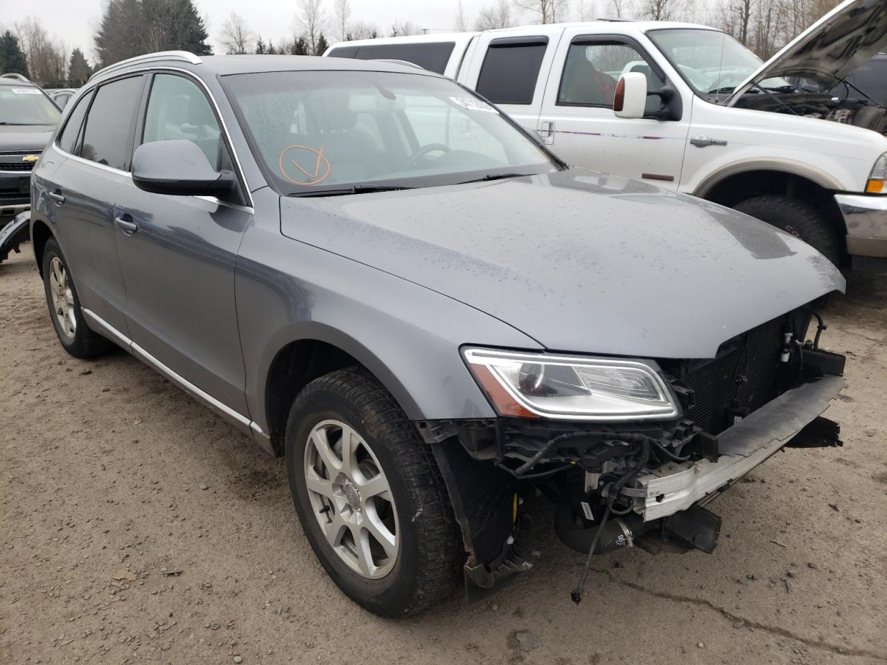 AUDI Q5 PREMIUM 2013 with VIN WA1LFAFP5DA037836 - Photo from auction