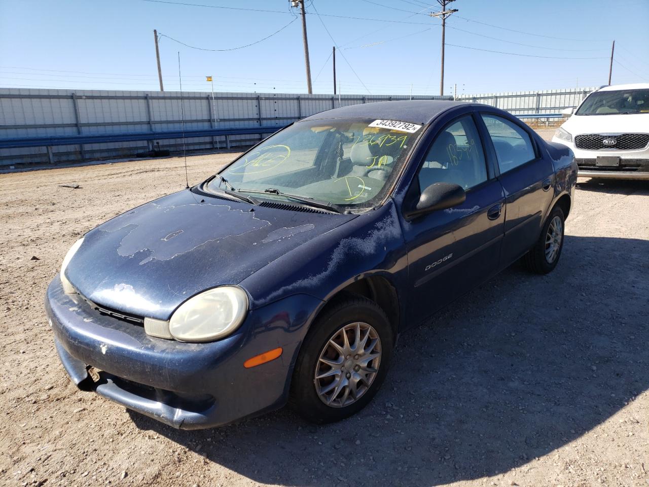Photo 2 from auction – 2000 DODGE NEON BASE with VIN 1B3ES46C6YD736939