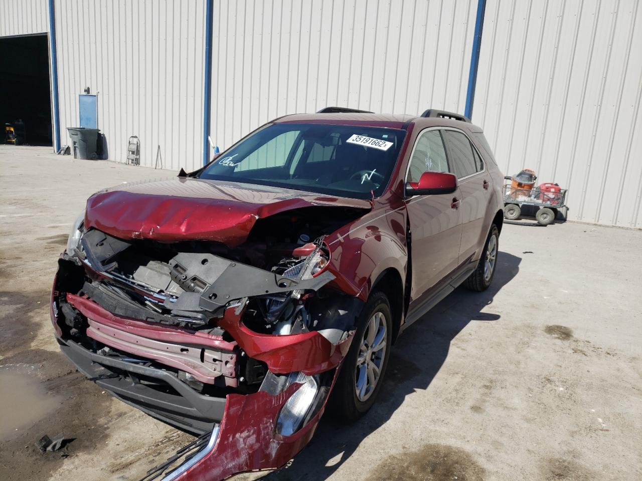 Photo 2 from auction – 2016 CHEVROLET EQUINOX LT with VIN 2GNALCEK2G1114160