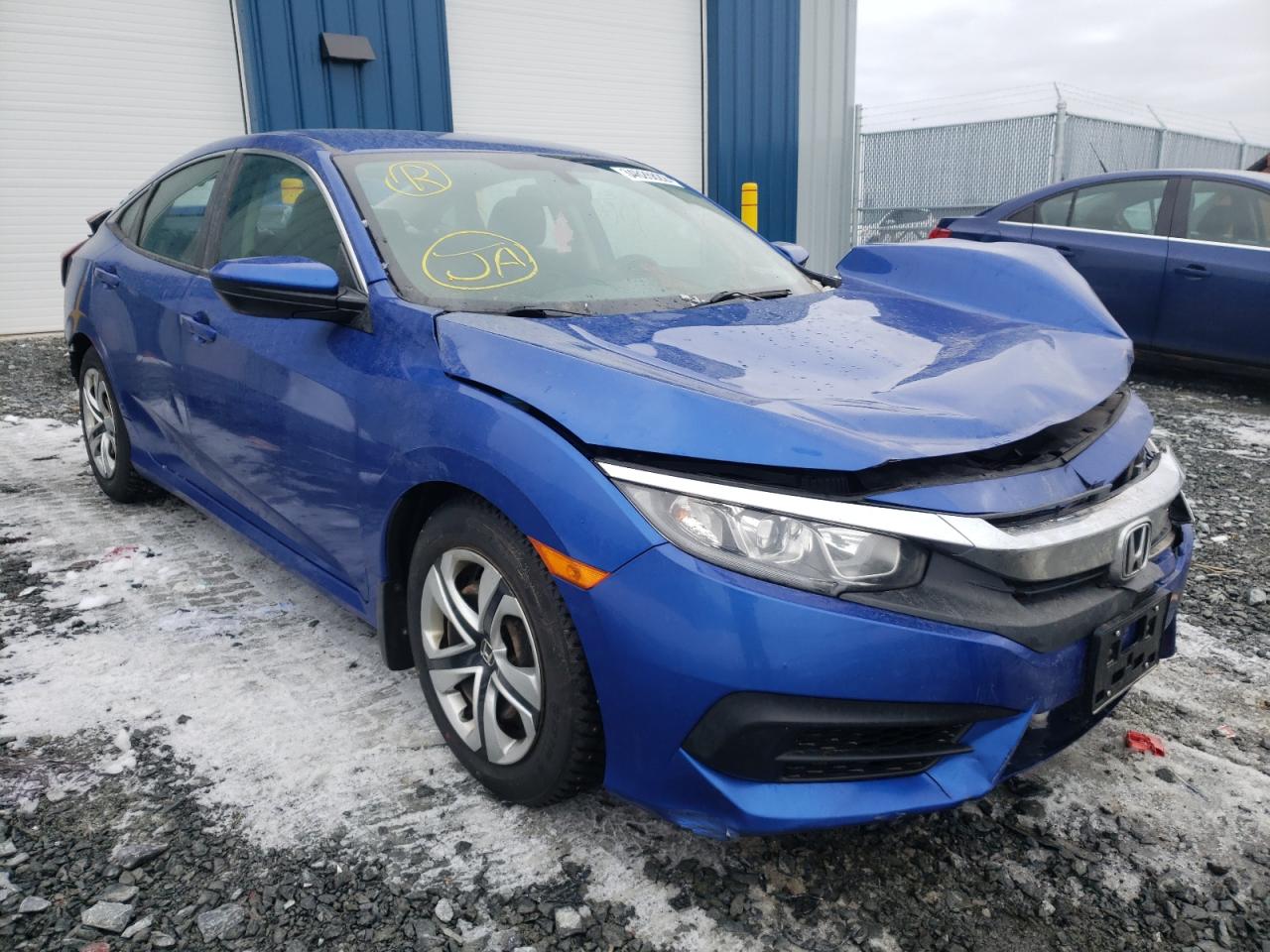 HONDA CIVIC LX 2016 with VIN 2HGFC2F54GH037124 - Photo from auction