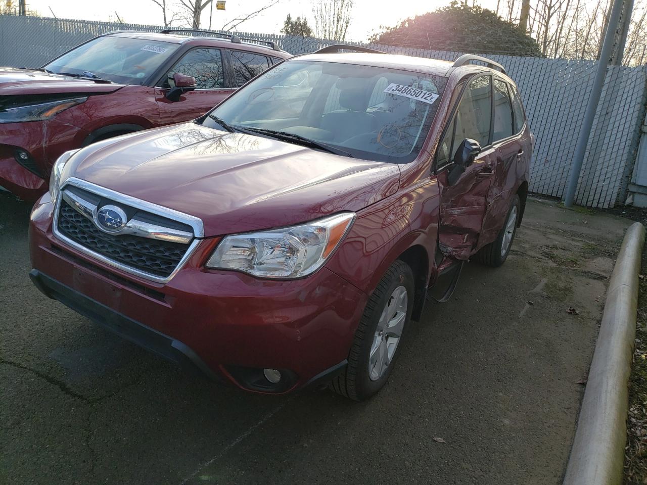Photo 2 from auction – 2015 SUBARU FORESTER 2 with VIN JF2SJABC2FH525544