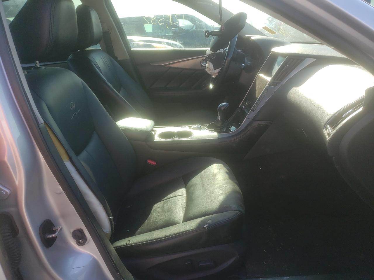 Photo 5 from auction – 2014 INFINITI Q50 BASE with VIN JN1BV7AP1EM675597