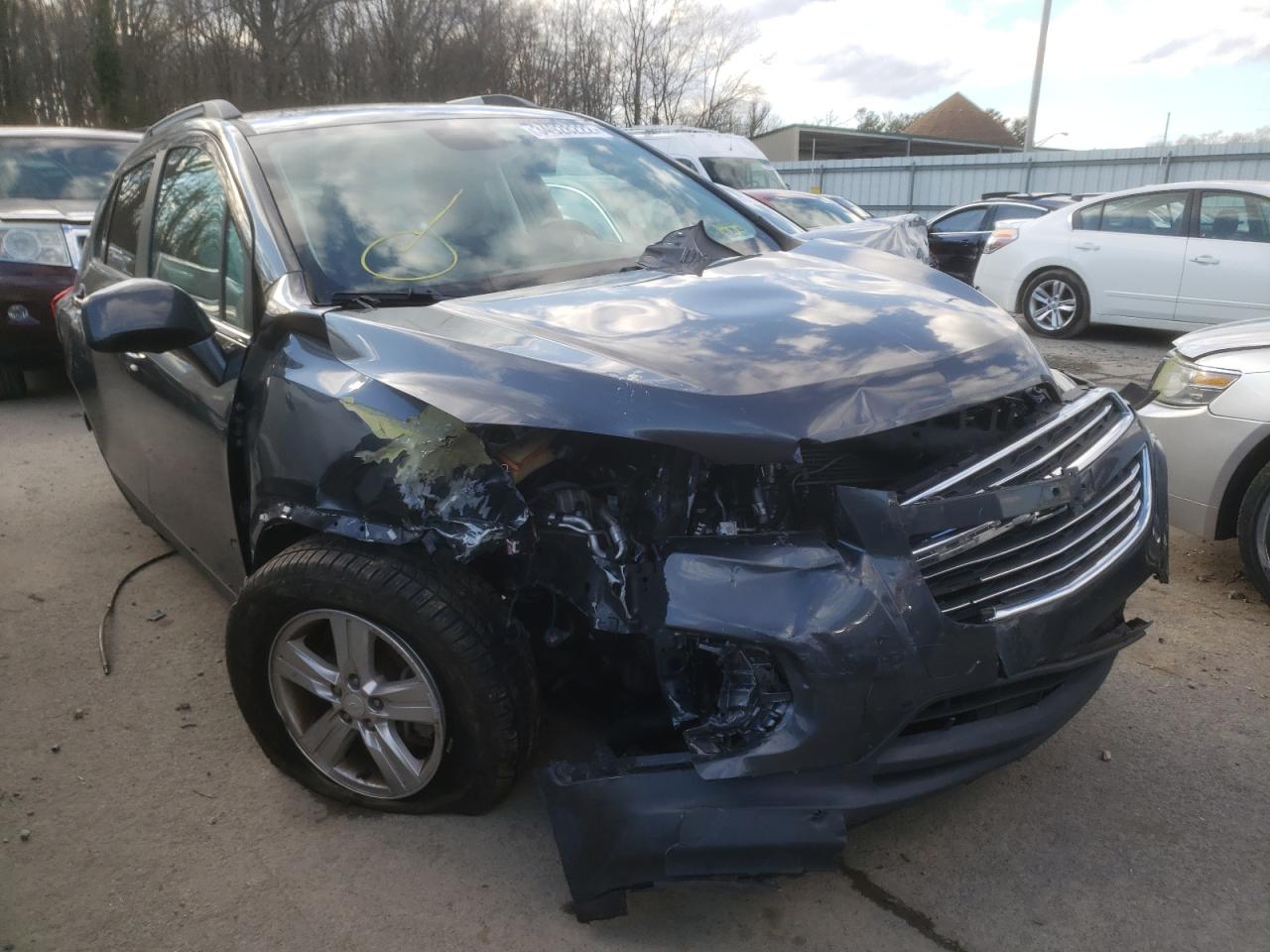 CHEVROLET TRAX 1LT 2016 with VIN 3GNCJLSBXGL185771 - Photo from auction
