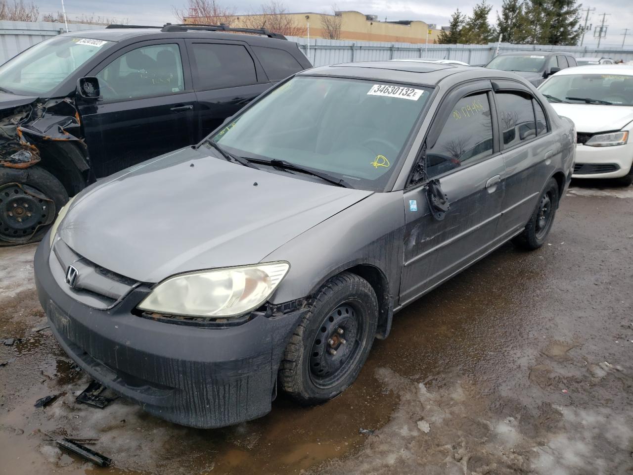 Photo 2 from auction – 2005 HONDA CIVIC LX with VIN 2HGES166X5H020293