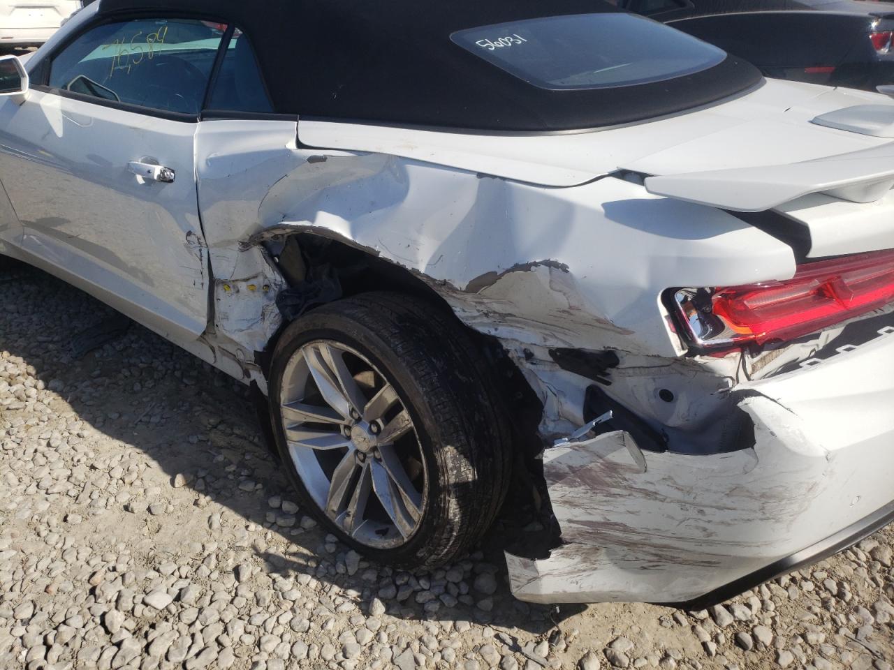 Photo 9 from auction – 2017 CHEVROLET CAMARO LT with VIN 1G1FD3DS5H0108100