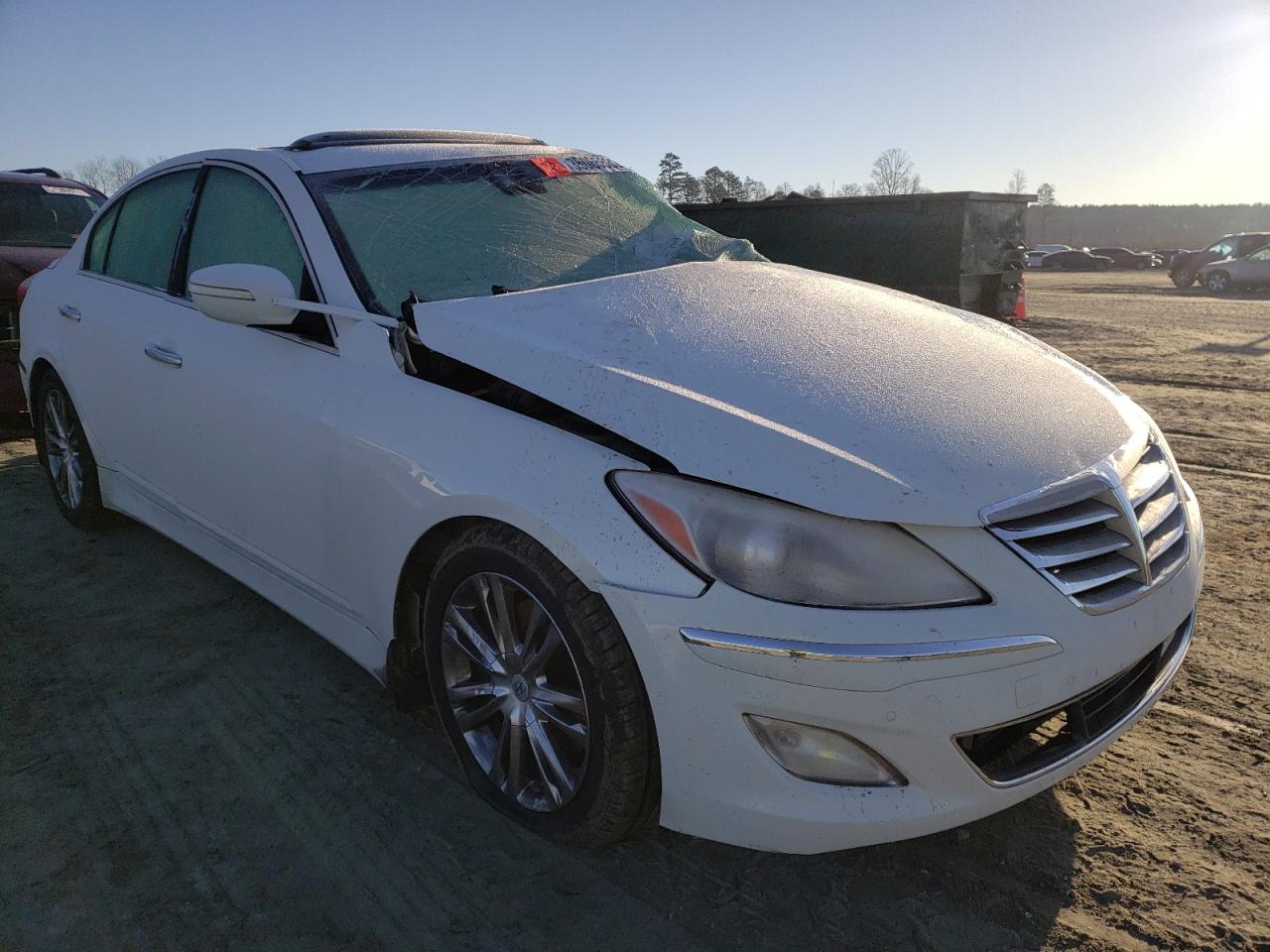 HYUNDAI GENESIS 3. 2012 with VIN KMHGC4DD0CU203635 - Photo from auction