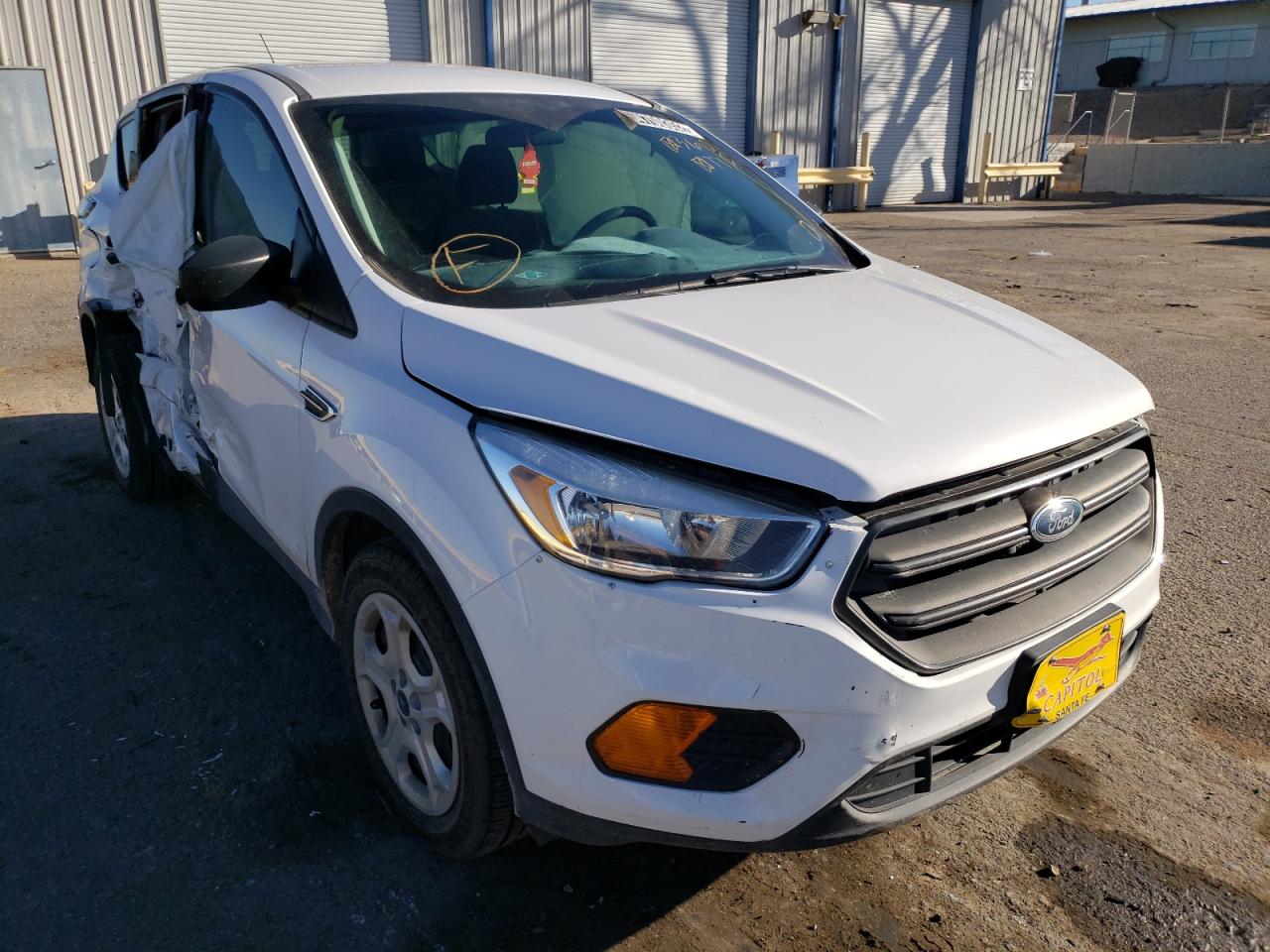 FORD ESCAPE S 2017 with VIN 1FMCU0F76HUA61486 - Photo from auction