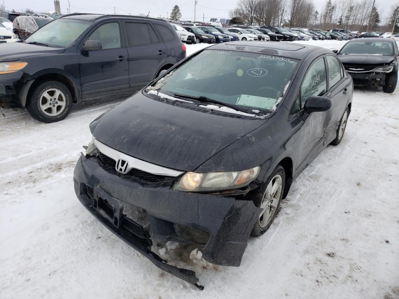 Photo 2 from auction – 2011 HONDA CIVIC LX-S with VIN 2HGFA1F60BH005028
