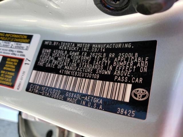 Zdjęcie 10 z aukcji – 2014 TOYOTA AVALON BAS z VIN 4T1BK1EB3EU130109