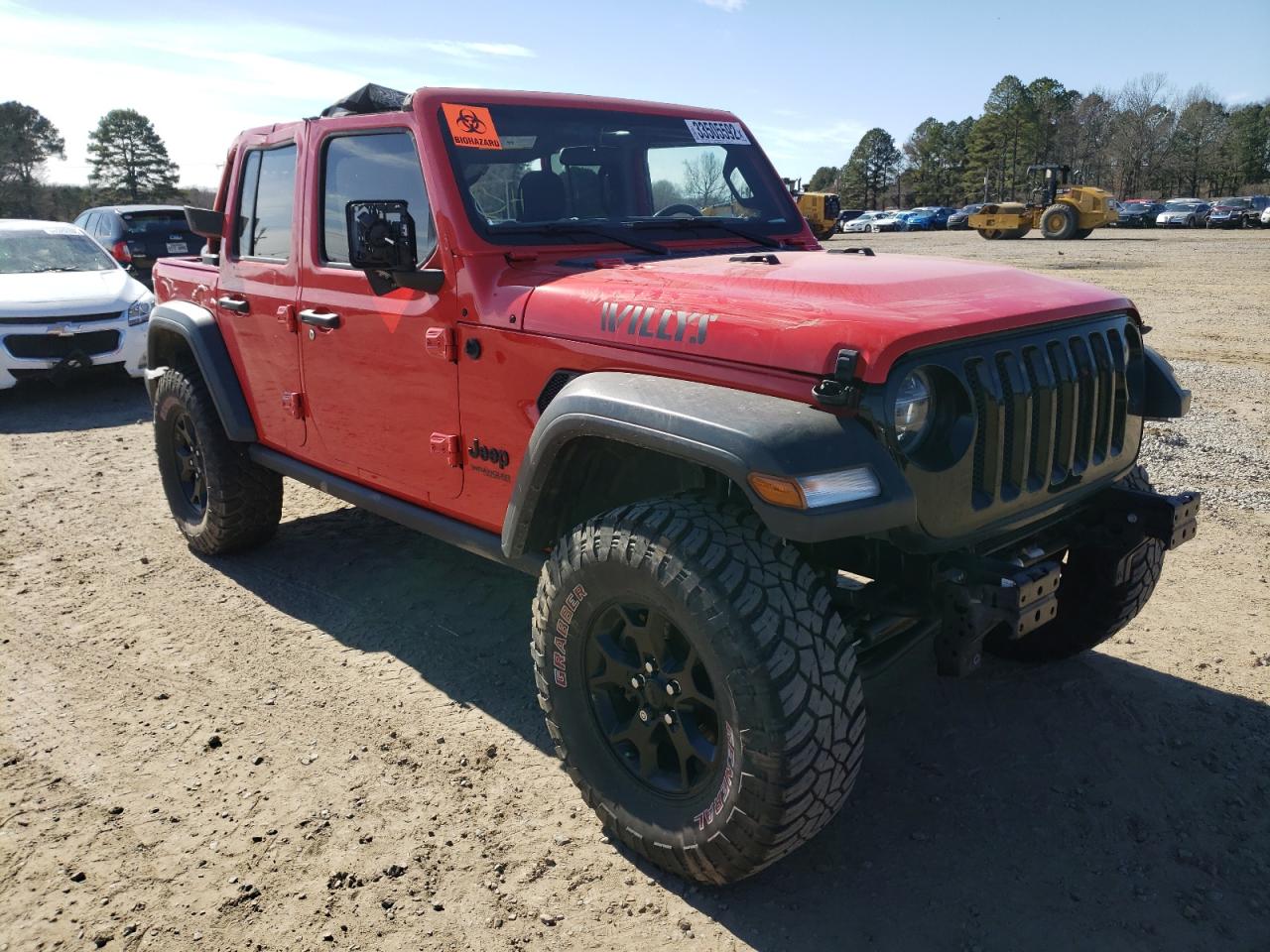 JEEP WRANGLER U 2020 with VIN 1C4HJXDN0LW158743 - Photo from auction