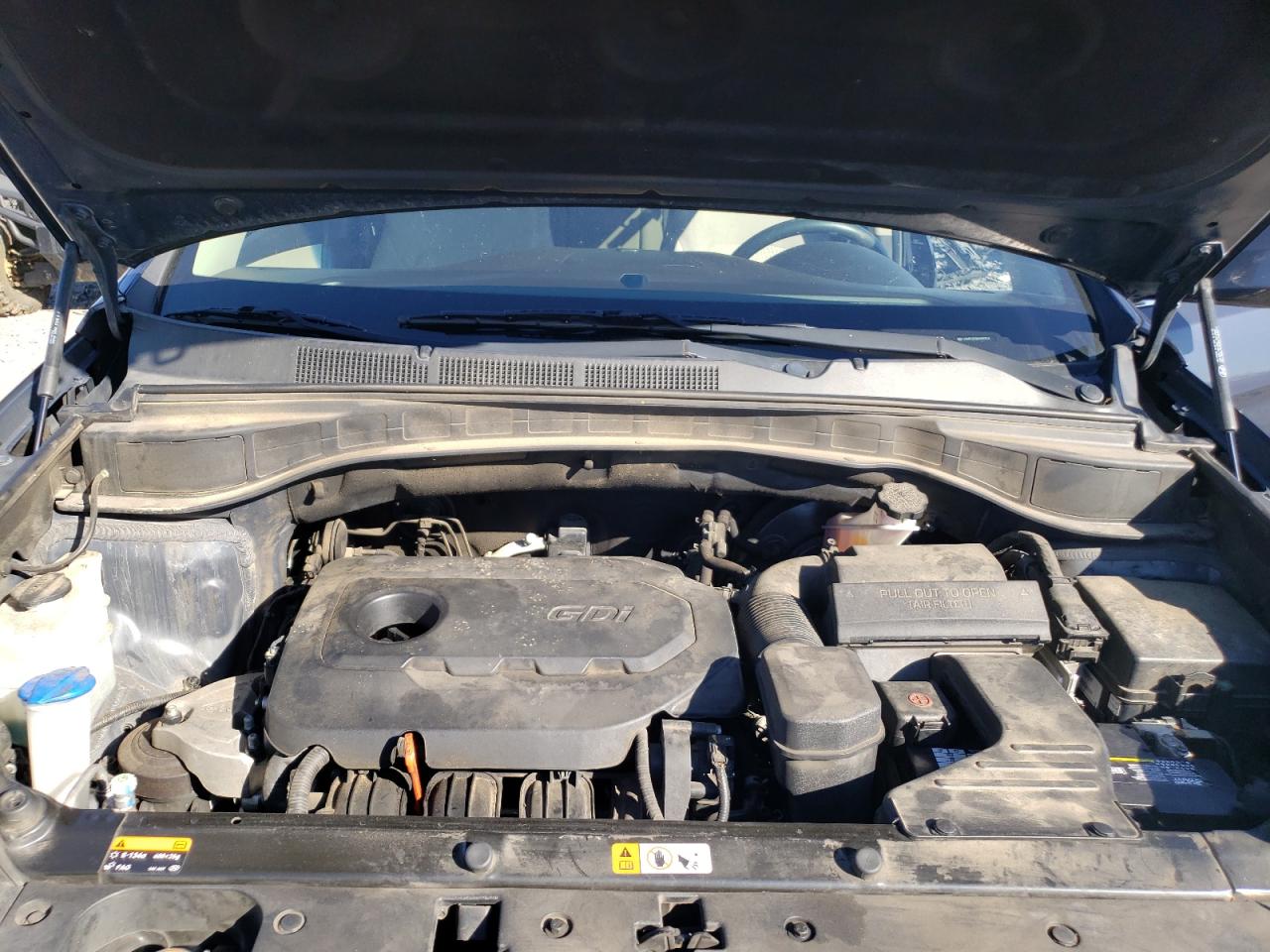 Photo 7 from auction – 2017 HYUNDAI SANTA FE with VIN 5NMZU3LB0HH019914