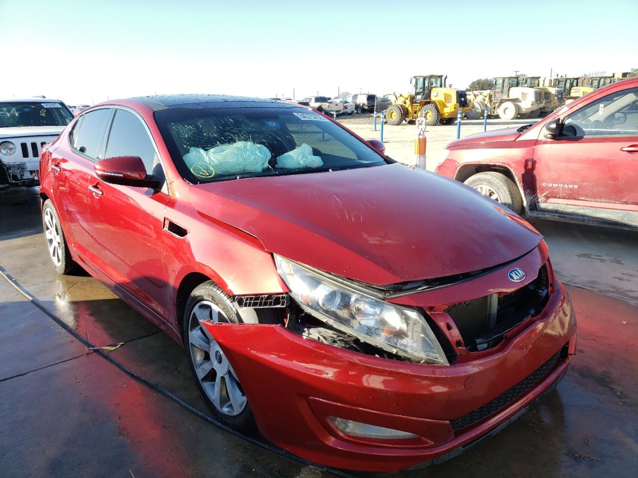 KIA OPTIMA SX 2013 with VIN 5XXGR4A69DG109608 - Photo from auction