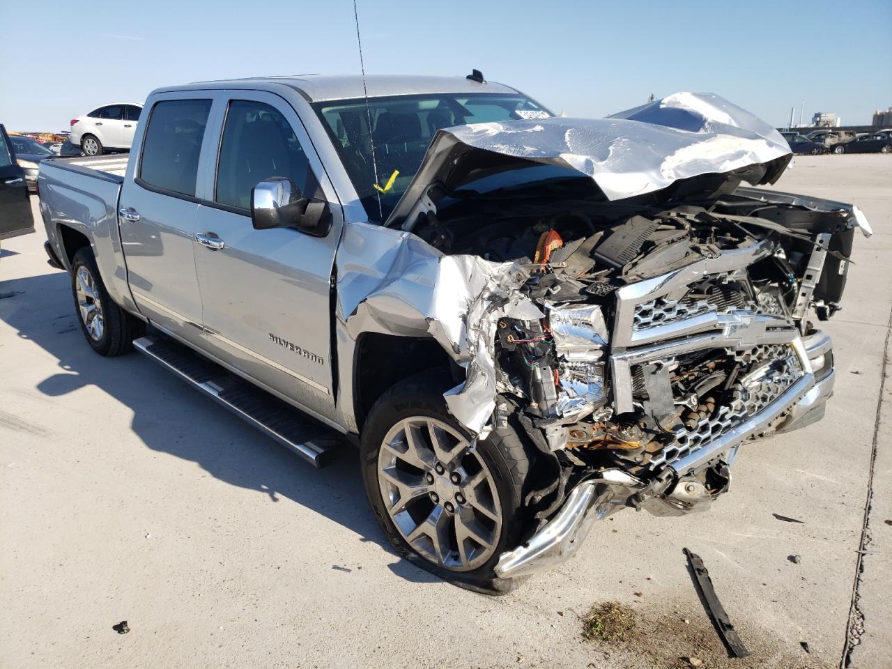 CHEVROLET SILVERADO 2014 with VIN 3GCPCREH5EG436855 - Photo from auction