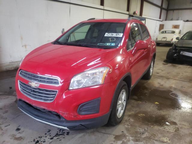 Photo 2 from auction – 2016 CHEVROLET TRAX 1LT with VIN KL7CJPSB2GB755308