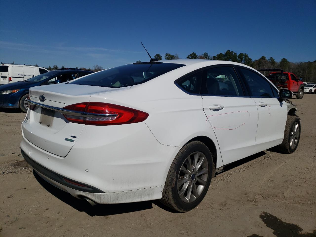 Photo 4 from auction – 2017 FORD FUSION SE with VIN 3FA6P0HD2HR249706