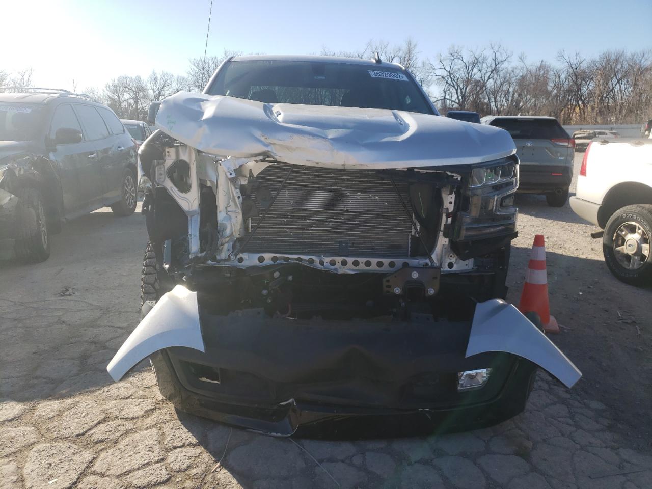 Photo 9 from auction – 2021 CHEVROLET SILVERADO with VIN 3GCPYFEL3MG422441