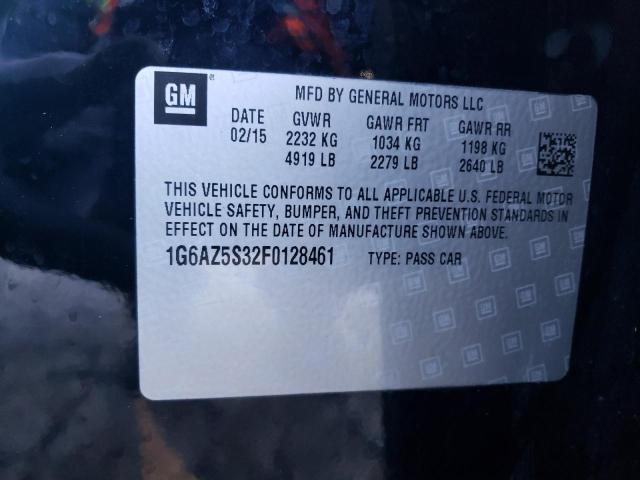 Photo 10 from auction – 2015 CADILLAC CTS PREMIU with VIN 1G6AZ5S32F0128461