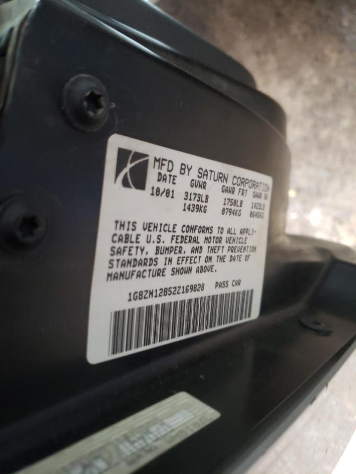 Photo 10 from auction – 2002 SATURN SC1 with VIN 1G8ZN12852Z169828