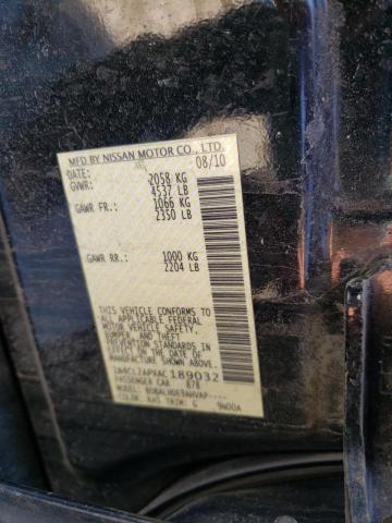 Photo 10 from auction – 2010 NISSAN ALTIMA with VIN 1N4CL2APXAC189032