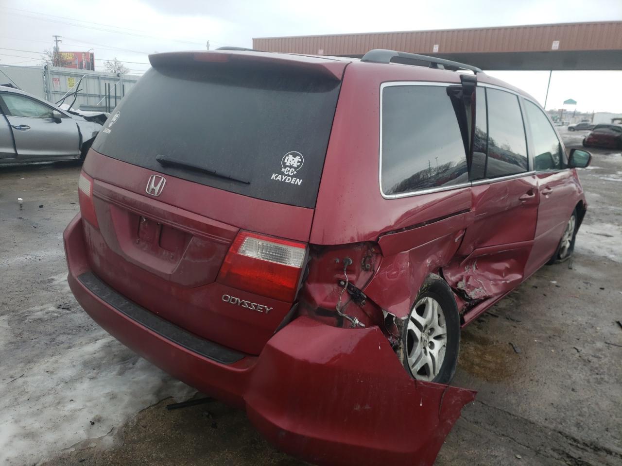 Photo 4 from auction – 2005 HONDA ODYSSEY EX with VIN 5FNRL38495B411994