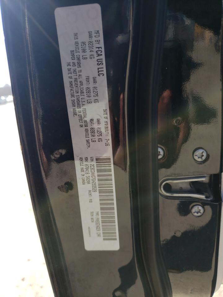 Photo 10 from auction – 2016 DODGE CHARGER SX with VIN 2C3CDXHG7GH293529