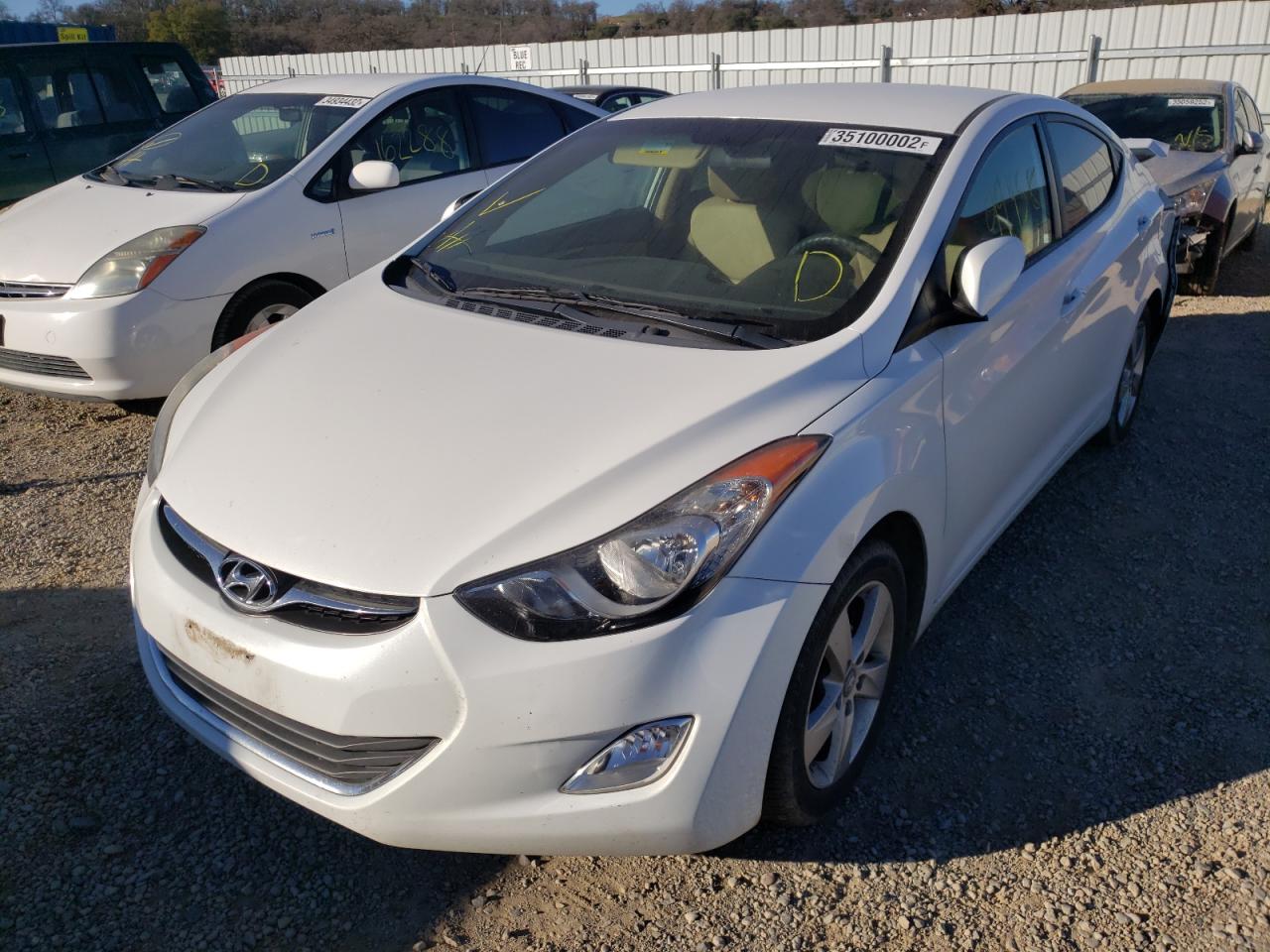 Photo 2 from auction – 2012 HYUNDAI ELANTRA GL with VIN 5NPDH4AE6CH142310