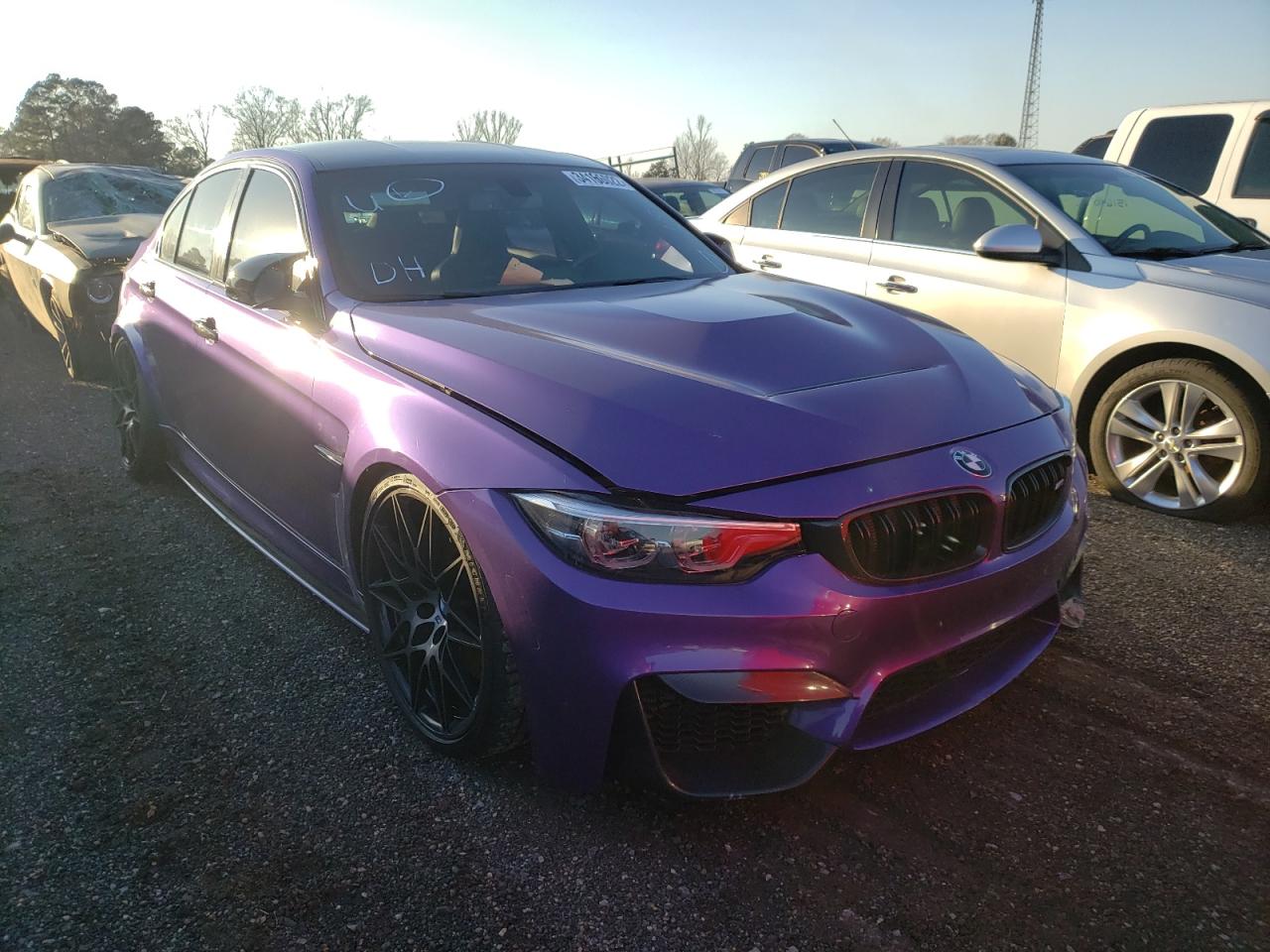 BMW M3 2018 with VIN WBS8M9C57J5J79962 - Photo from auction