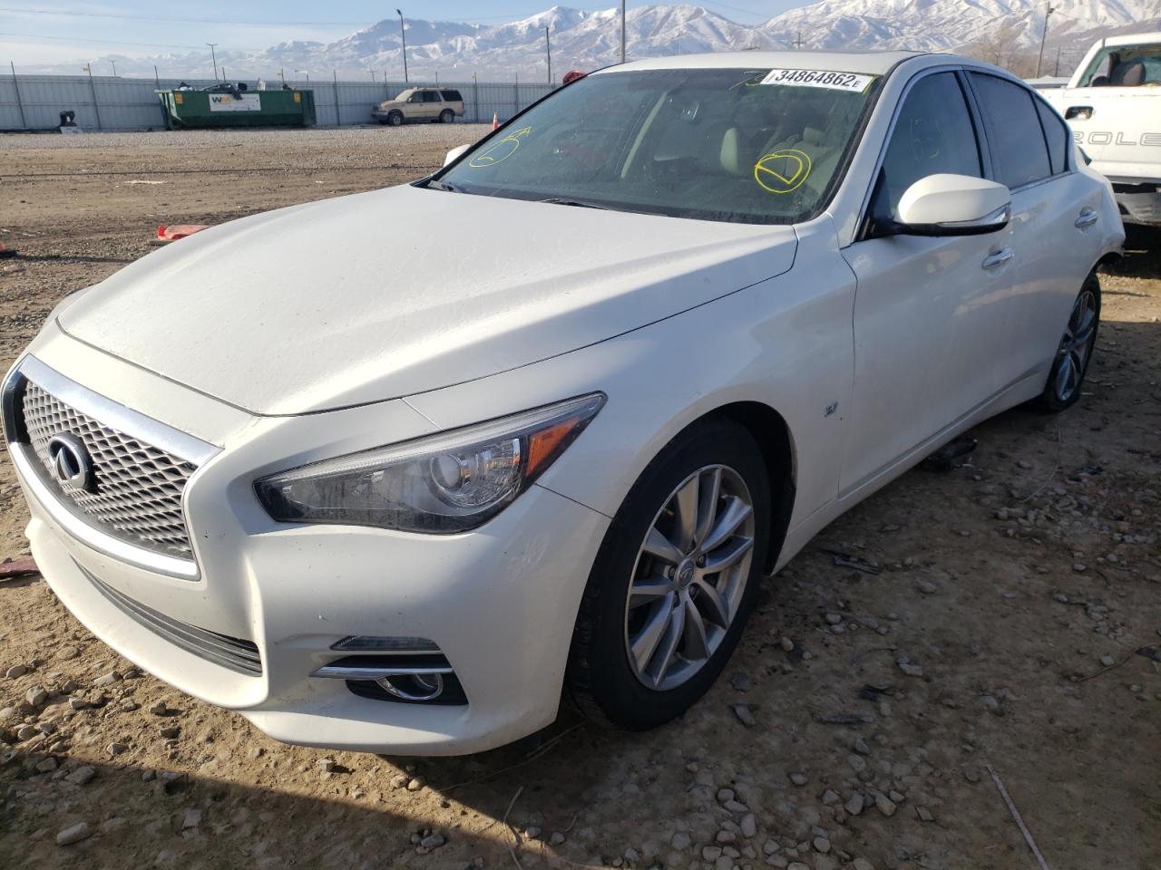 Photo 2 from auction – 2014 INFINITI Q50 with VIN JN1BV7AR4EM681752