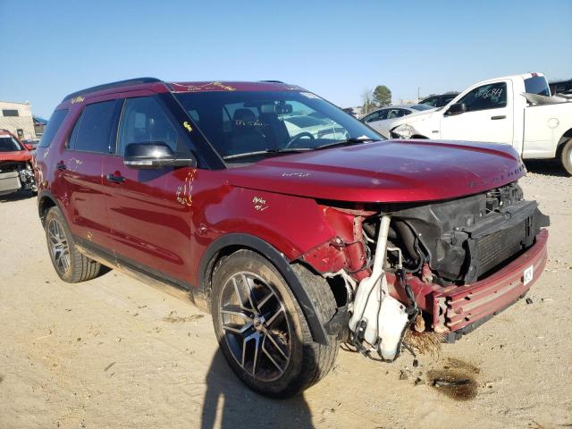 FORD EXPLORER S 2017 with VIN 1FM5K8GT5HGA57159 - Photo from auction