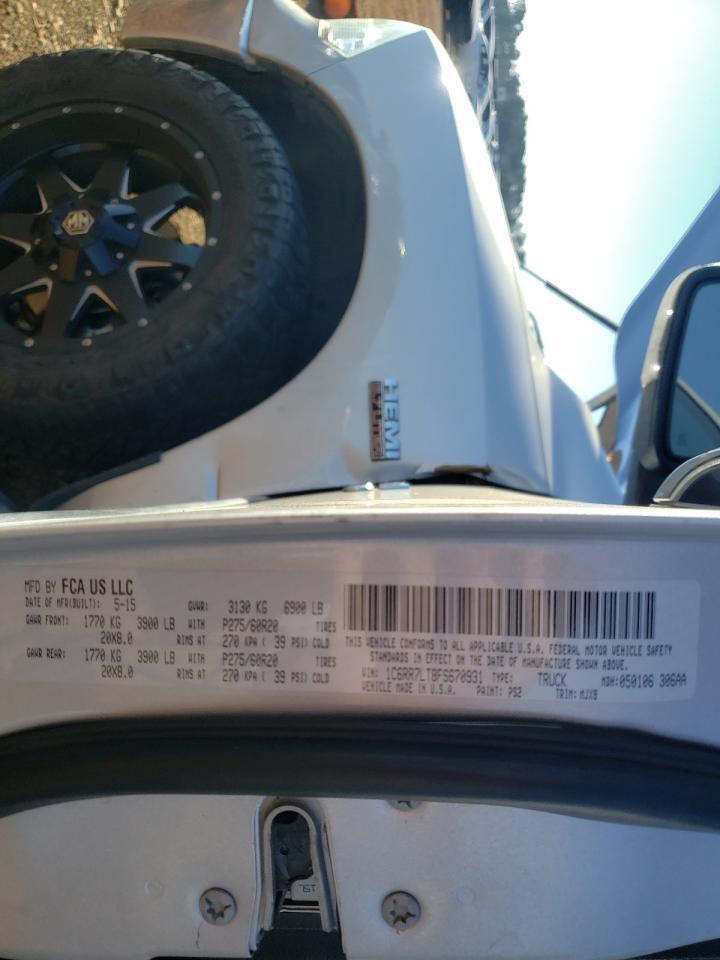 Photo 10 from auction – 2015 RAM 1500 SLT with VIN 1C6RR7LT8FS670931