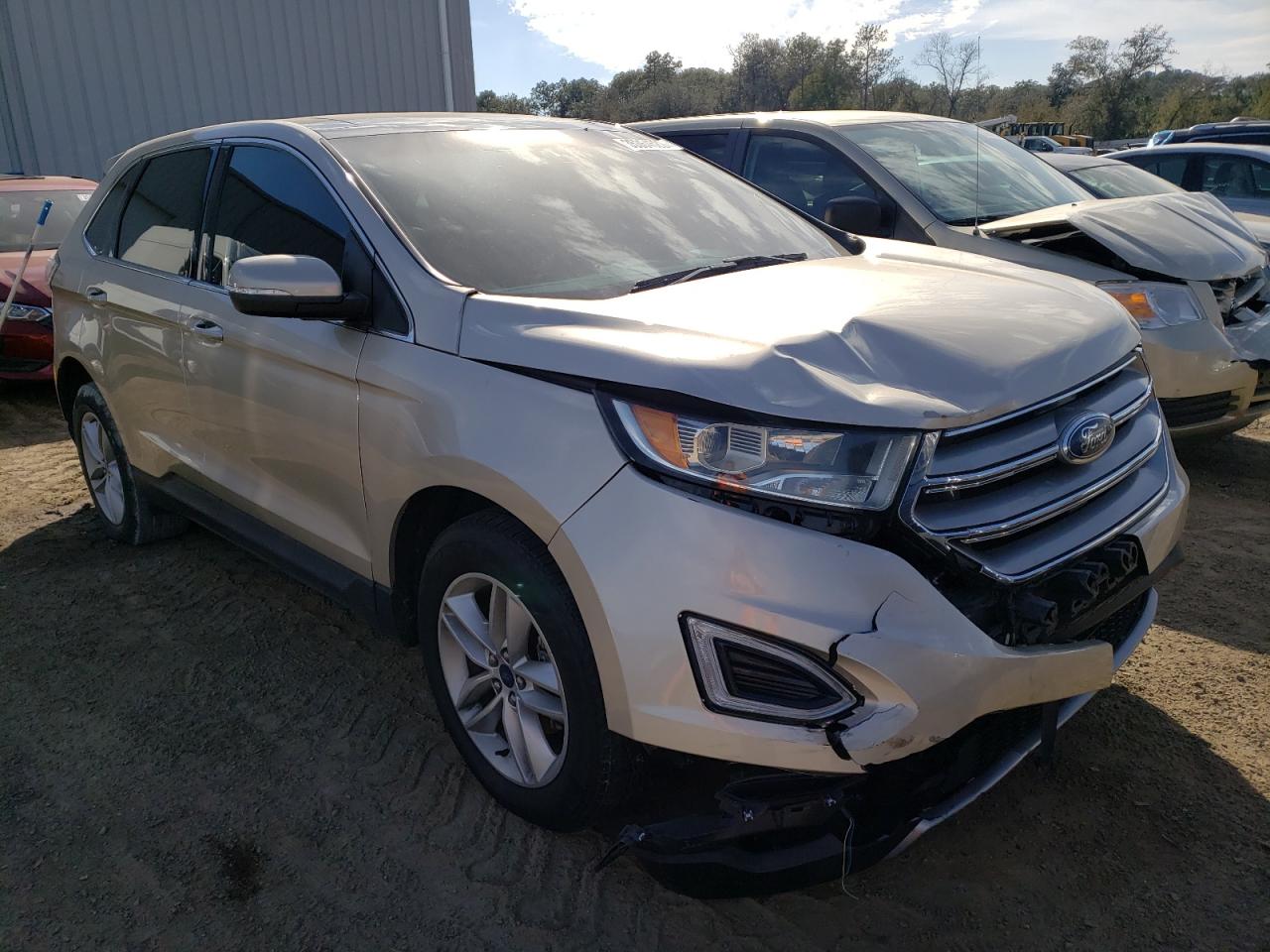 FORD EDGE SEL 2018 with VIN 2FMPK3J93JBC46091 - Photo from auction