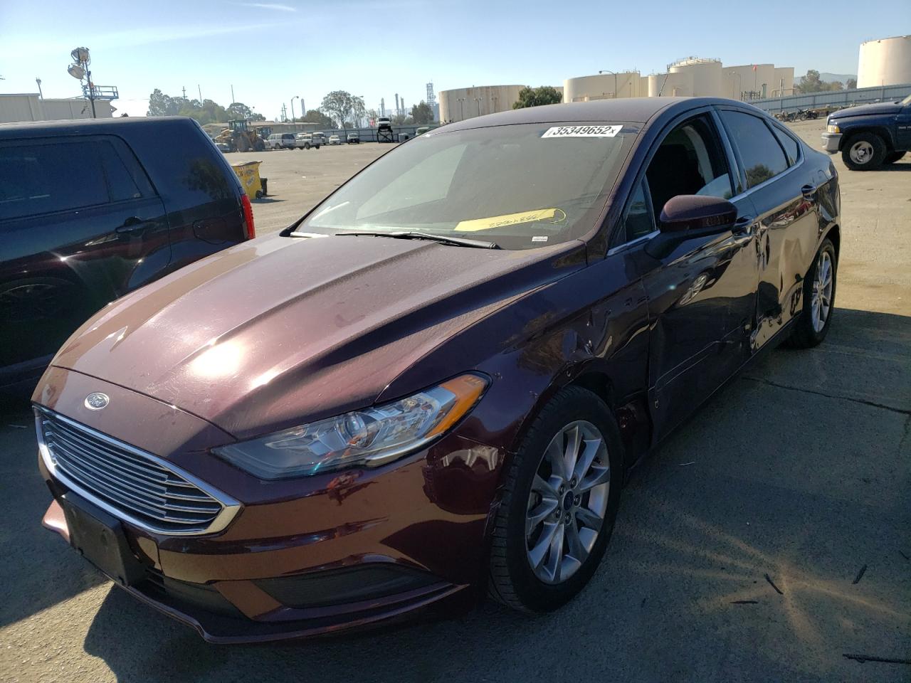 Photo 2 from auction – 2017 FORD FUSION SE with VIN 3FA6P0H77HR201516