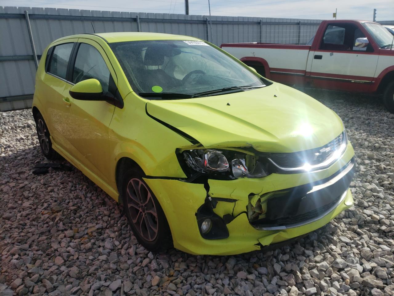 CHEVROLET SONIC LT 2019 with VIN 1G1JD6SB3K4112497 - Photo from auction