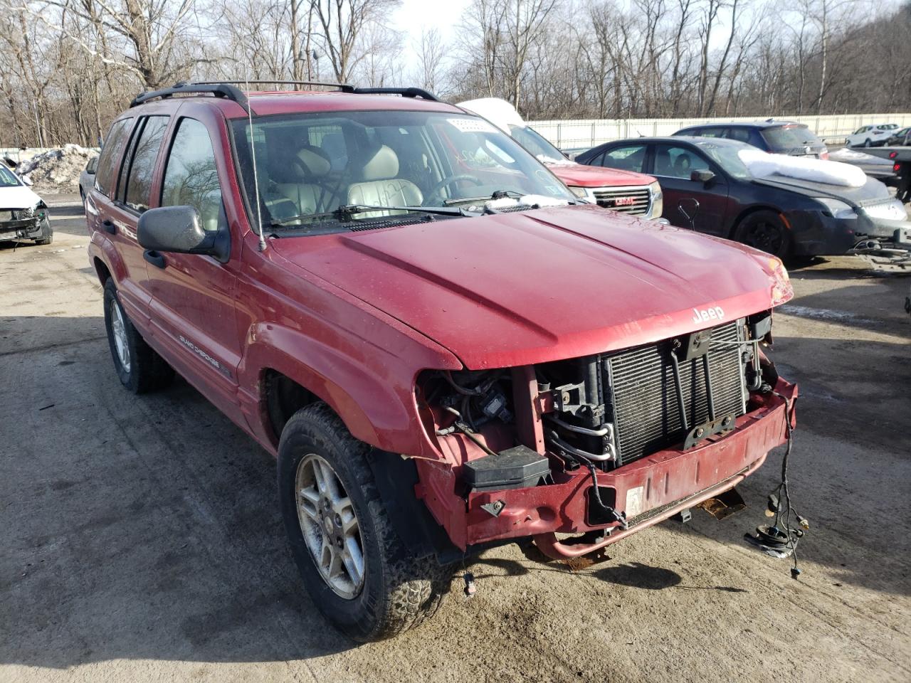 JEEP GRAND CHER 2004 with VIN 1J4GW48S44C380212 - Photo from auction
